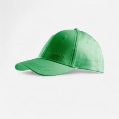 Czapka z daszkiem do golfa Inesis MW500. Zielone czapki z daszkiem INESIS, bez wzorów, z bawełny. Za 19.99 zł.