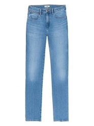 Wrangler Dżinsy - Slim fit - w kolorze błękitnym rozmiar: W31/L34. Niebieskie jeansy Wrangler, l, z aplikacjami. Za 154.43 zł.