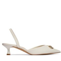 Czółenka Aldo. Białe czółenka Aldo, bez wzorów, bez obcasa, bez zapięcia. Za 359.99 zł.