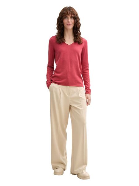 Tom Tailor Sweter w kolorze czerwonym rozmiar: S. Czerwone swetry Tom Tailor, s, bez wzorów, bez ramiączek. Za 56.99 zł.