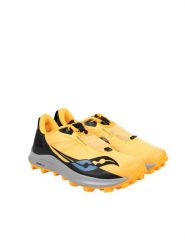 Buty do biegania damskie Peregrine 12 ST. Czarne buty do biegania Saucony, bez wzorów, z materiału, bez zapięcia, do biegania. Za 439.00 zł.