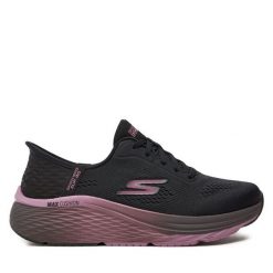 Buty do biegania Skechers. Czarne buty do biegania Skechers, bez wzorów, bez zapięcia, do biegania. Za 459.99 zł.