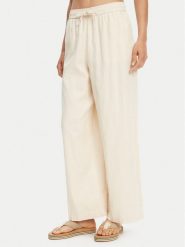 Roxy Spodnie materiałowe Lekeitio Break ERJNP03636 Beżowy Regular Fit. Brązowe spodnie materiałowe Roxy, bez wzorów, ze lnu. Za 189.99 zł.