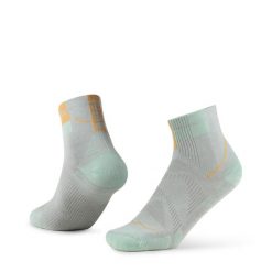 Skarpetki Buff COOLNET® QUARTER SOCK CQ SEAGROVE. Zielone skarpetki Buff, bez wzorów, z elastanu. Za 99.90 zł.