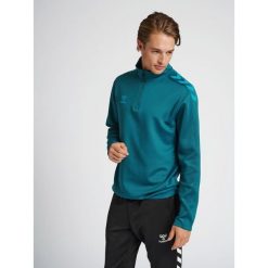 Bluza do piłki ręcznej dla dorosłych Hummel hml CORE XK. Niebieskie bluzy z kapturem Hummel, xl, bez wzorów, z dresówki, bez kaptura, na fitness i siłownię. Za 178.85 zł.