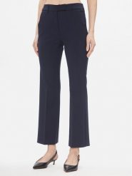 Marella Spodnie materiałowe Child 2413131061200 Granatowy Regular Fit. Niebieskie spodnie materiałowe Marella, bez wzorów, z materiału. Za 389.99 zł.
