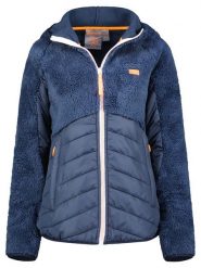 Geographical Norway Kurtka polarowa "Trema" w kolorze granatowym rozmiar: L. Niebieskie kurtki Geographical Norway, l, bez wzorów, z polaru, bez kaptura. Za 178.79 zł.