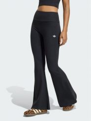 Adidas Legginsy Essentials KR3600 Czarny Flared Leg. Czarne legginsy adidas, bez wzorów, z bawełny. Za 219.99 zł.