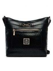 Monnari Torebka BAG5970 Czarny. Czarne listonoszki Monnari, bez wzorów, ze skóry, bez dodatków. Za 129.99 zł.