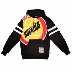 Bluza z kapturem Hoodie Mitchell & Ness NBA Houston Rockets czarna. Czarne bluzy Mitchell & Ness, bez wzorów, z kapturem, do koszykówki. Za 279.00 zł.