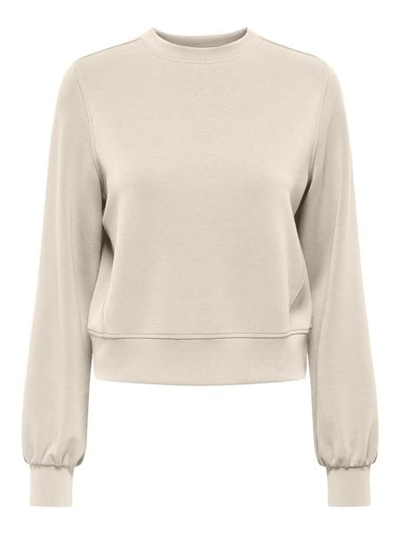 ONLY Bluza w kolorze beżowym rozmiar: S. Brązowe bluzy ONLY, s, bez wzorów, bez ramiączek, bez kaptura. Za 69.91 zł.