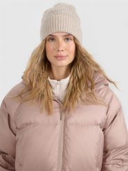 4F Czapka zimowa z pomponem damska - beżowa S. Brązowe czapki zimowe 4f, bez wzorów, z materiału, biznesowe. Za 69.99 zł.