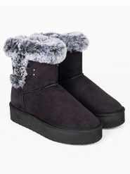 ISLAND BOOT Botki zimowe "Mooseland" w kolorze czarnym rozmiar: 39. Czarne botki Island Boot, bez wzorów, bez obcasa, bez zapięcia. Za 215.71 zł.