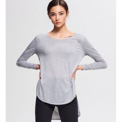Asymetryczna gładka bluzka - Szary. Bluzki marki Reserved. Za 49.99 zł.