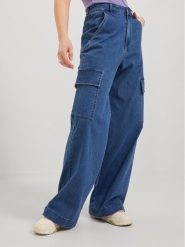 JJXX Jeansy 12241211 Niebieski Wide Leg. Niebieskie jeansy JJXX, bez wzorów, z bawełny. Za 109.99 zł.