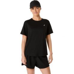 Koszulka damska Asics Core. Czarne t-shirty sportowe ASICS, bez wzorów, bez ramiączek. Za 216.00 zł.