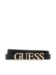 Guess Pasek Damski BW9257 P5320 Czarny. Czarne paski Guess, z aplikacjami, ze skóry. Za 199.99 zł.