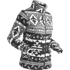 Drukowana bluza z polaru, długi rękaw bonprix czarny z nadrukiem. Bluzy bez kaptura bonprix. Za 49.99 zł.