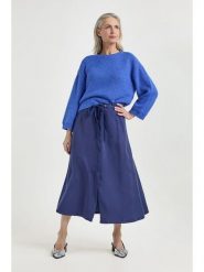 Josephine & Co Spódnica "Jada" w kolorze granatowym rozmiar: 42. Niebieskie spódnice Josephine & Co, bez wzorów, z lyocellu, midi. Za 230.99 zł.