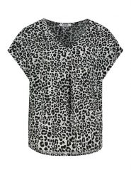 Sublevel Bluzka w kolorze czarno-biało-szarym rozmiar: M. Białe bluzki Sublevel, m, bez wzorów, z wiskozy, klasyczne, bez kołnierzyka, bez ramiączek. Za 41.79 zł.