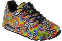 Buty sportowe Sneakersy damskie, Uno - Infinite Drip. Buty treningowe Skechers, bez wzorów, z materiału, przed kostkę, bez zapięcia, trekkingowe. Za 399.99 zł.