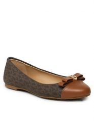 MICHAEL Michael Kors Baleriny Andrea Ballet 40R3ANFP1B Brązowy. Brązowe baleriny MICHAEL Michael Kors, bez wzorów, ze skóry, bez obcasa, bez zapięcia. Za 399.99 zł.