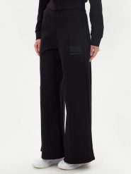EA7 Emporio Armani Spodnie dresowe 7W000179 AF12473 UC001 Czarny Wide Leg. Czarne spodnie dresowe EA7 Emporio Armani, bez wzorów, z bawełny. Za 419.99 zł.