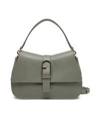 Furla Torebka Flow WB00996 BX2045 AG700 Zielony. Zielone torebki klasyczne Furla, bez wzorów, ze skóry, bez dodatków. Za 1,999.00 zł.