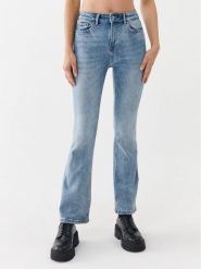 ONLY Jeansy 15244147 Niebieski Flared Fit. Niebieskie jeansy ONLY, bez wzorów, z bawełny. Za 159.99 zł.