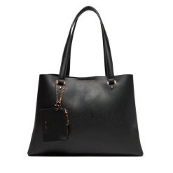 Torebka Aldo. Czarne shopper bag Aldo, bez wzorów, bez dodatków. Za 219.99 zł.