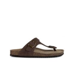 Sandały damskie Geox Brionia. Brązowe sandały Converse, bez wzorów, z gumy, eleganckie, bez obcasa, bez zapięcia. Za 301.00 zł.