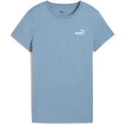 Koszulka damska Puma Small No. 1. Niebieskie t-shirty sportowe Puma, l, bez wzorów, z bawełny, bez ramiączek, na fitness i siłownię. Za 72.99 zł.