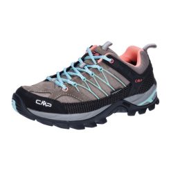 Buty damskie trekkingowe CMP Rigel wodoodporne. Brązowe trekkingi CMP, bez wzorów, z meshu, bez zapięcia, trekkingowe. Za 429.99 zł.
