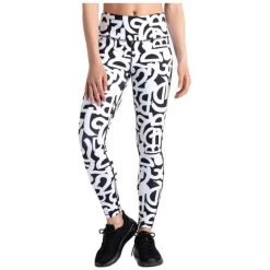 Legginsy fitness damskie Dare2B Influential. Białe legginsy Dare 2b, bez wzorów, z dżerseju. Za 123.45 zł.