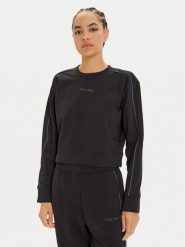 Calvin Klein Underwear Bluza 000QS7264E Czarny Regular Fit. Czarne bluzy Calvin Klein Underwear, s, bez wzorów, z bawełny, bez kaptura. Za 189.99 zł.