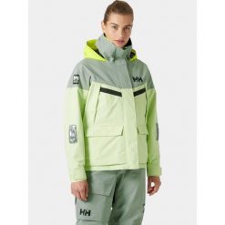 Kurtka Żeglarska Damska Helly Hansen Pier 4.0. Zielone kurtki Helly Hansen, bez wzorów, bez kaptura. Za 1,199.00 zł.