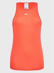 Reebok Top Perforated HH7385 Pomarańczowy Regular Fit. Brązowe topy Reebok, s, bez wzorów, z syntetyku, bez kołnierzyka, bez ramiączek. Za 79.99 zł.