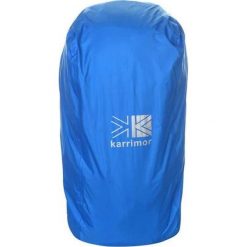 Wodoodporny pokrowiec na plecak Karrimor 35-50L. Niebieskie plecaki Karrimor, bez wzorów, bez dodatków. Za 50.99 zł.
