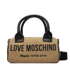 Torebka LOVE MOSCHINO. Brązowe torebki klasyczne Love Moschino, bez wzorów, klasyczne, bez dodatków. Za 789.99 zł.