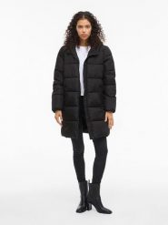 Vila Płaszcz zimowy "Vikarla" w kolorze czarnym rozmiar: 40. Czarne płaszcze Vila, na zimę, bez wzorów, bez kaptura. Za 165.71 zł.