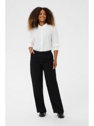 Cream Spodnie w kolorze czarnym rozmiar: 40. Czarne spodnie materiałowe Cream, bez wzorów, z materiału, z podwyższonym stanem. Za 217.99 zł.