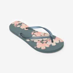 Japonki damskie Decathlon 120 Bouket. Brązowe japonki Decathlon, bez wzorów, sportowe. Za 24.99 zł.