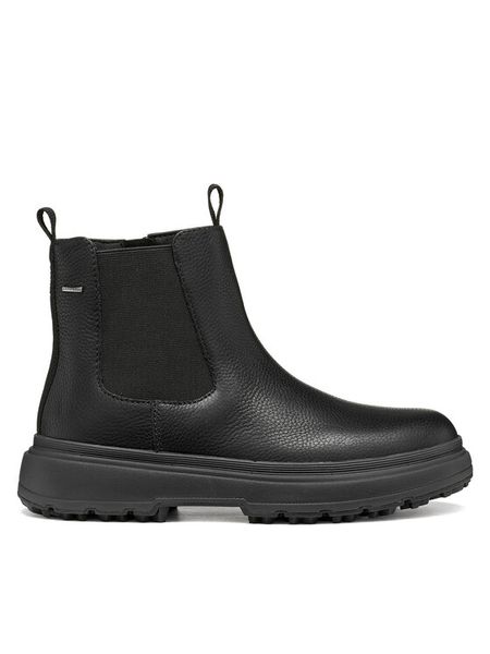 Geox Sztyblety D Lamidie + Grip Abx D46XMD 46 C9999 Czarny. Czarne botki Geox, bez wzorów, bez obcasa, na płaskiej podeszwie, bez zapięcia. Za 769.99 zł.