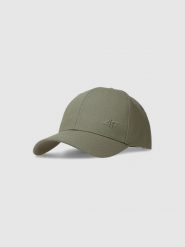 4F Czapka z daszkiem strapback uniseks - khaki XS/S. Brązowe czapki z daszkiem 4f, na lato, bez wzorów, z bawełny, sportowe. W wyprzedaży za 39.99 zł.