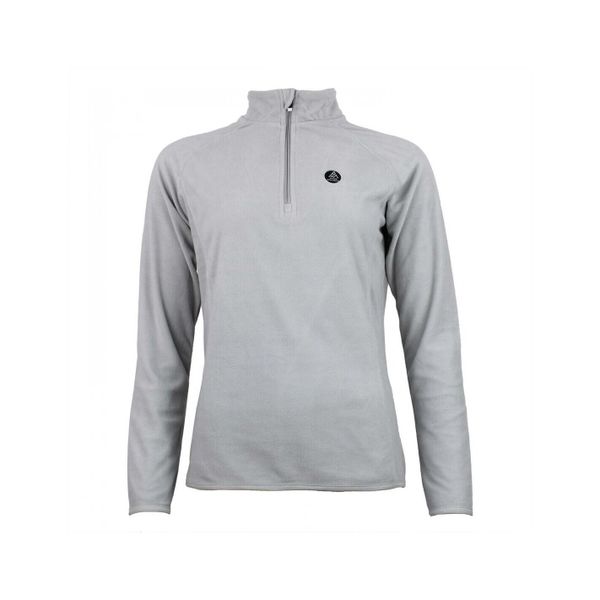 Damski polar 1/2 zip Peak Mountain Micro. Szare bluzy z polaru Peak Mountain, xl, bez wzorów, z polaru, trekkingowe. W wyprzedaży za 123.00 zł.