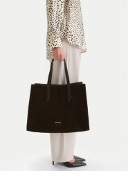 GINO ROSSI Torebka LA224-19154 Brązowy. Brązowe torebki klasyczne Gino Rossi, bez wzorów, ze skóry, bez dodatków. Za 559.99 zł.