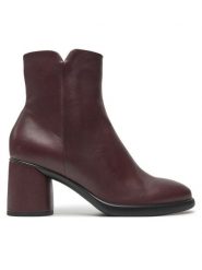 ECCO Botki Sculpted Lx 55 22261301385 Fioletowy. Fioletowe botki ECCO, bez wzorów, ze skóry, bez obcasa, na słupku, bez zapięcia. Za 559.99 zł.