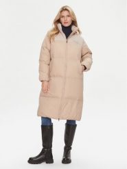 Tommy Hilfiger Kurtka puchowa New York WW0WW39749 Beżowy Relaxed Fit. Brązowe kurtki Tommy Hilfiger, na zimę, s, bez wzorów, z puchu, bez kaptura. Za 899.99 zł.