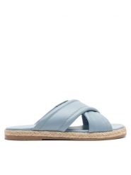 Lasocki Espadryle CARPI EST-DOBRAWA-05 Niebieski. Niebieskie espadryle Lasocki, bez wzorów, ze skóry, bez obcasa. Za 89.99 zł.
