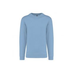 Bluza z okrągłym dekoltem Kariban. Niebieskie bluzy bez kaptura KARIBAN, xl, bez wzorów, z bawełny, bez kaptura. Za 128.50 zł.